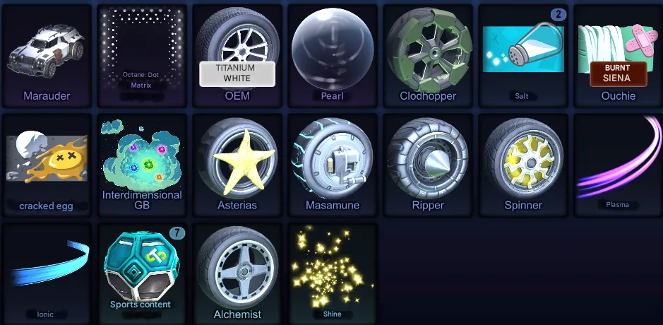 RL1008  Fennec Crimson, 3 Black Markets, Hatsune Miku, Darth Vader, Octane Miku Rider Dark, Season 17 Rewards, 200 Credits 